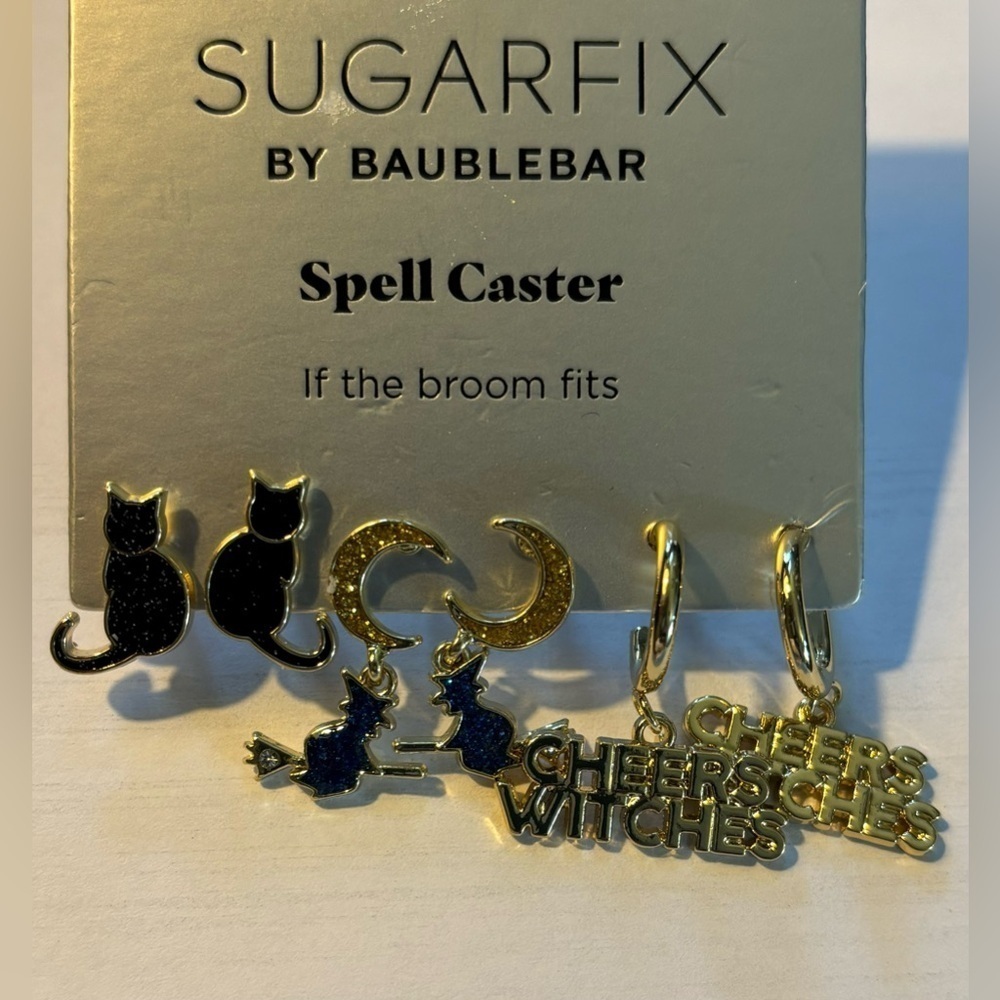 NWT SUGARFIX by BaubleBar Spell Caster Statement Earrings - Picture 3 of 4